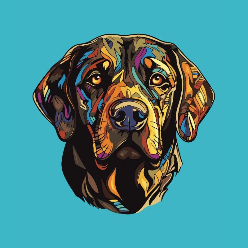 Labrador Dog Head