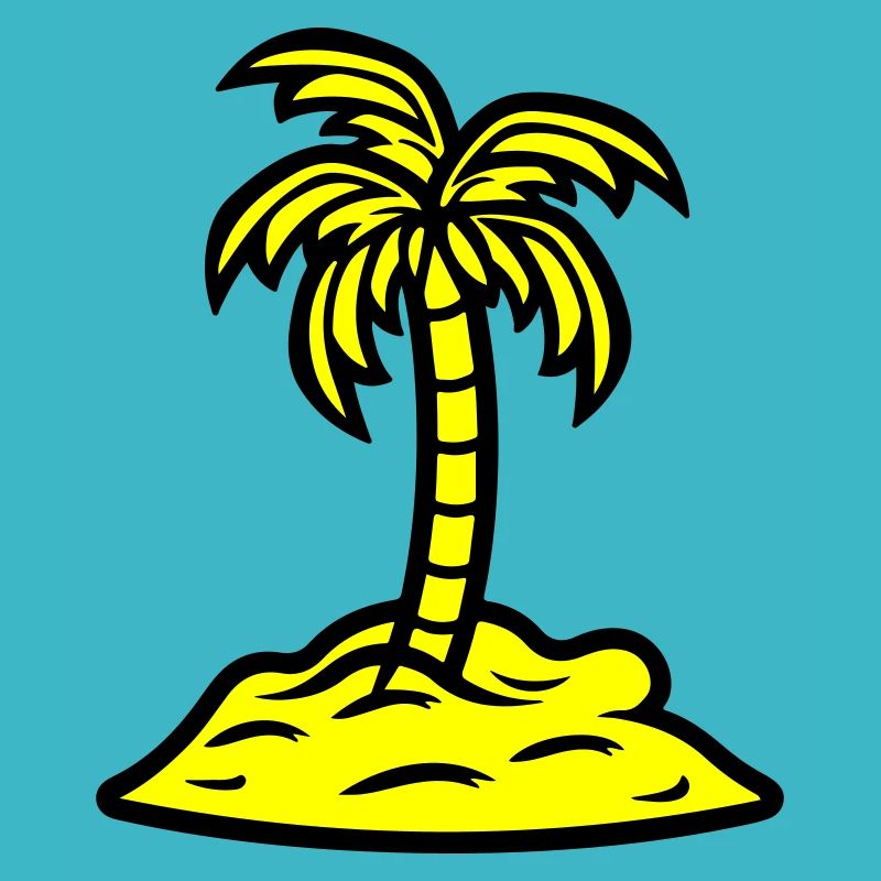 Palme Insel Urlaub Sommer