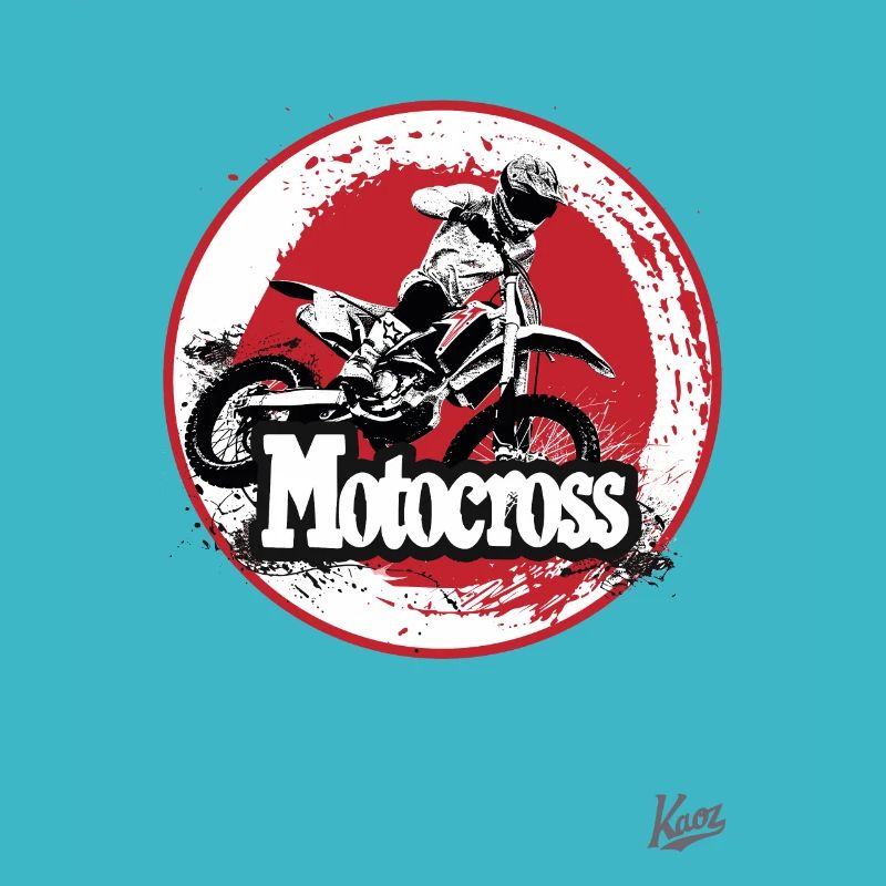 Éclaboussures de boue et motocross