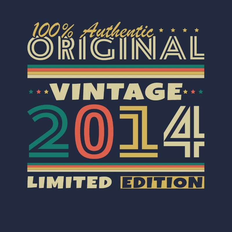 2014 Vintage Retro Geburtstagsgeschenk
