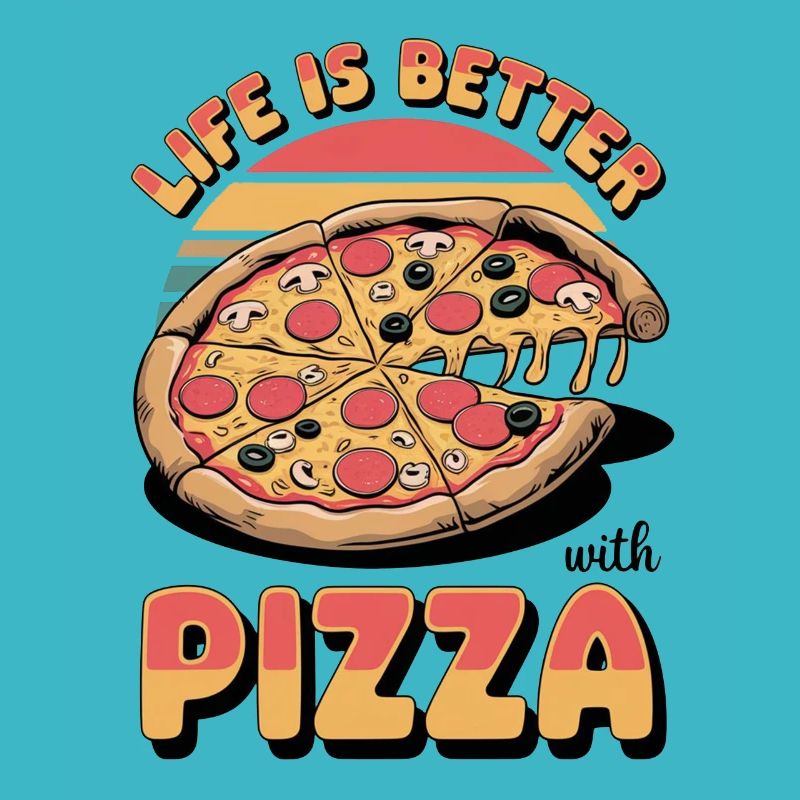 Mit Pizza lässt es sich besser leben
