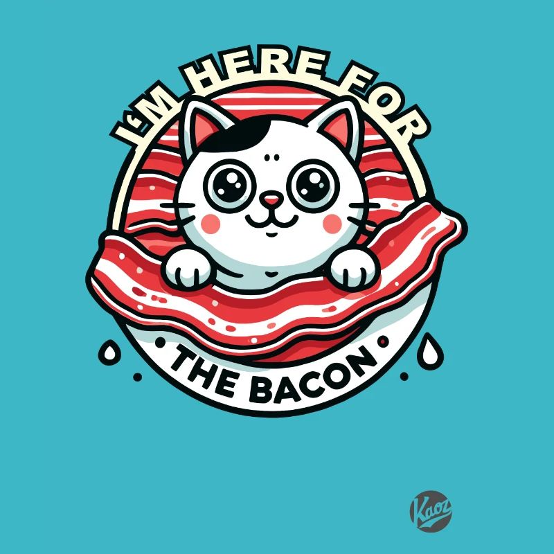 Chat mignon : je suis là pour le bacon