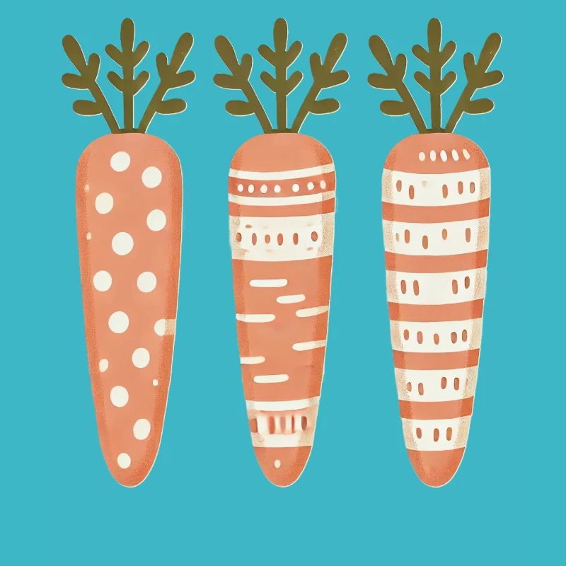 Easter Carrot Pattern Cute Cute