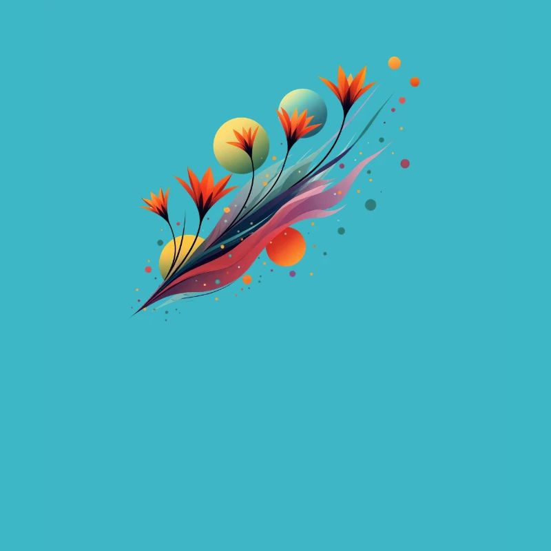 Abstract Floral Flow