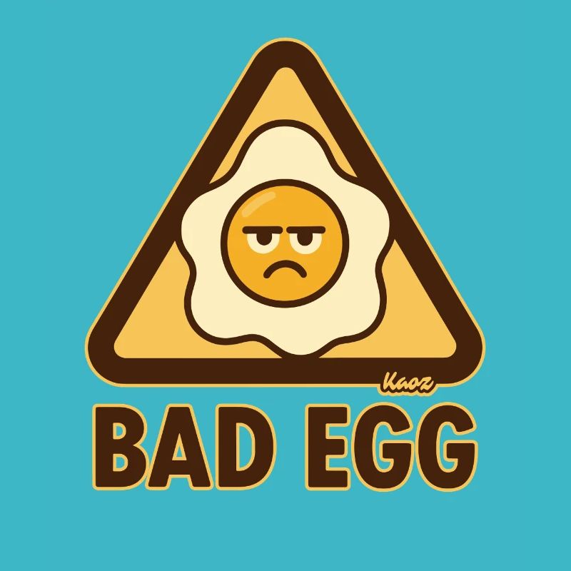 Bad egg with a bad mood