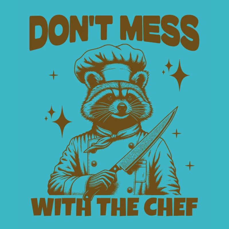Ne plaisantez pas avec le chef raton laveur Chef Trash Panda
