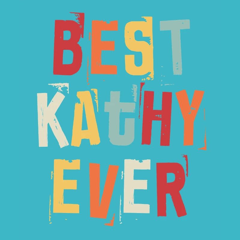 Best Kathy Ever Vorname Retro Text Geschenk