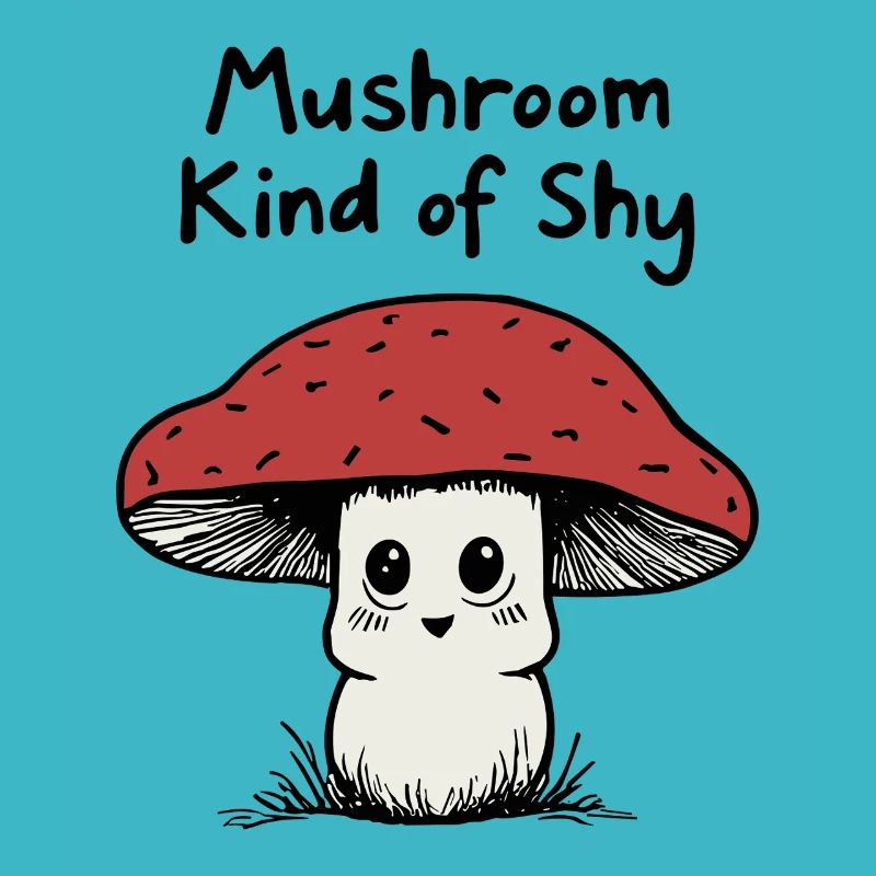 Champignon un peu timide