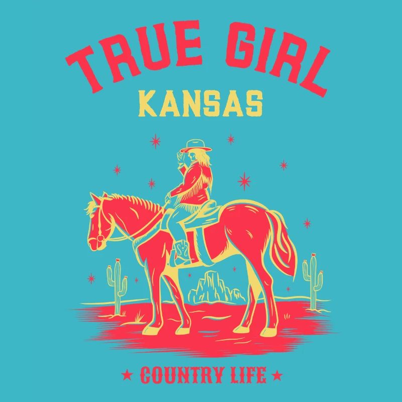 ECHTES KANSAS-MÄDCHEN