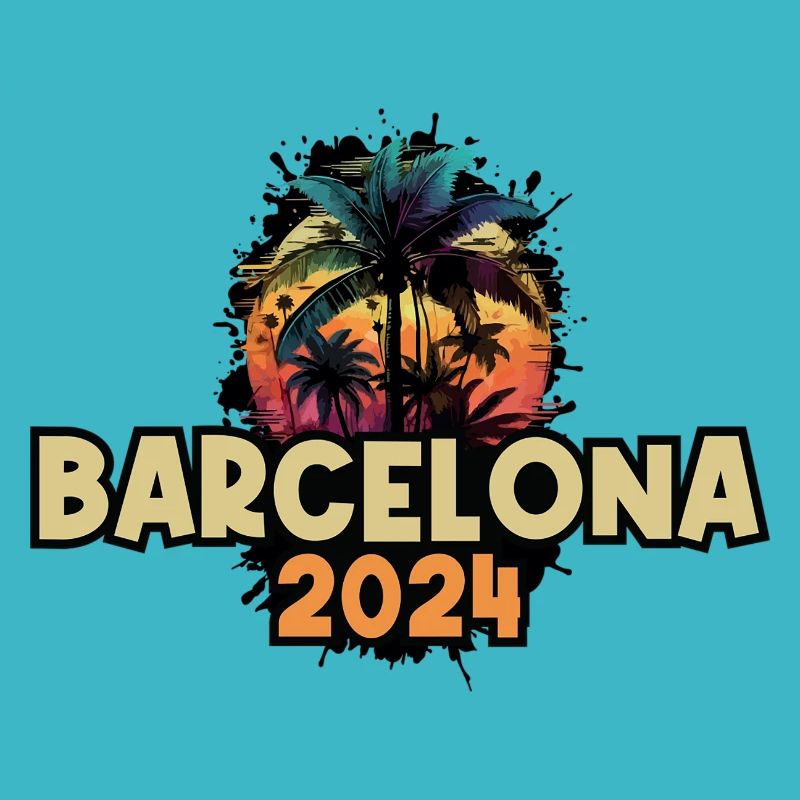 Barcelona 2024 Urlaub Spruch