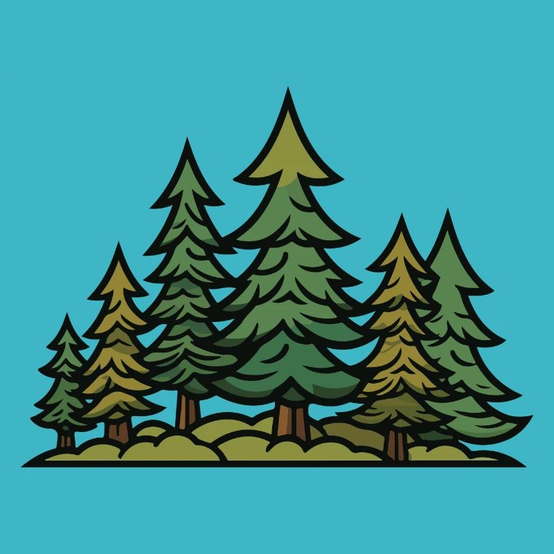 Wald Landschaft Bäume Natur