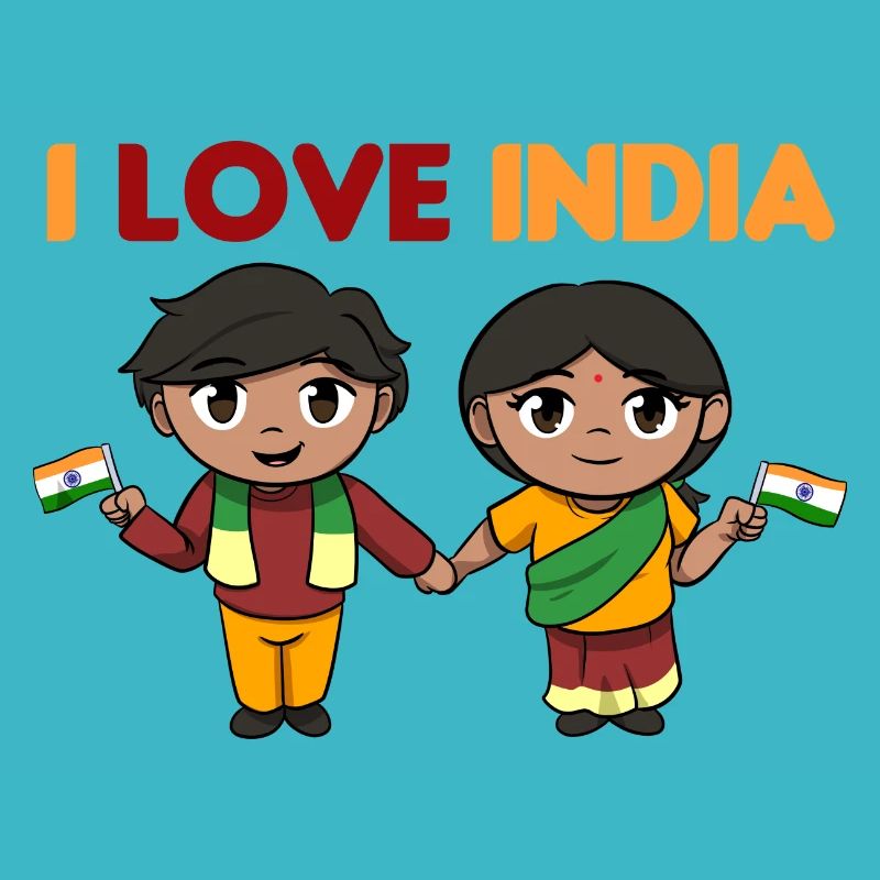 Inde Inde Hindu Pride Drapeau Pays I Cadeau