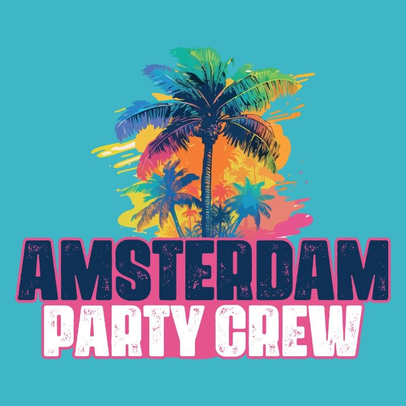 Vacances de l’équipage de fête à Amsterdam