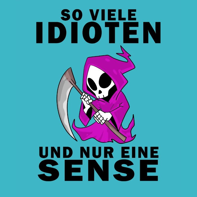 Sensenmann Damen Sarkastisch Provokation