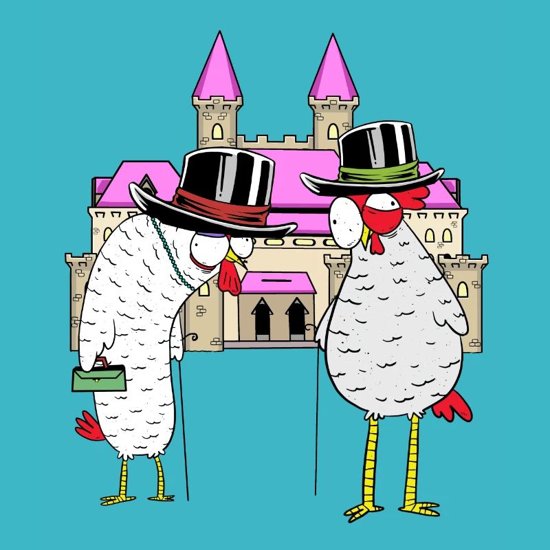 Castle Chicken Chickens Royal Poultry Castle