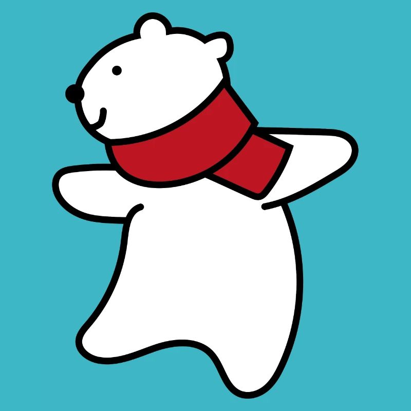 petit ours polaire mignon