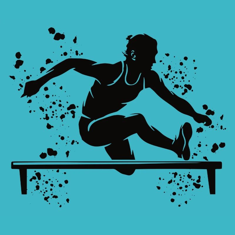 Course de haies Course d’obstacles Courses de haies pour enfants