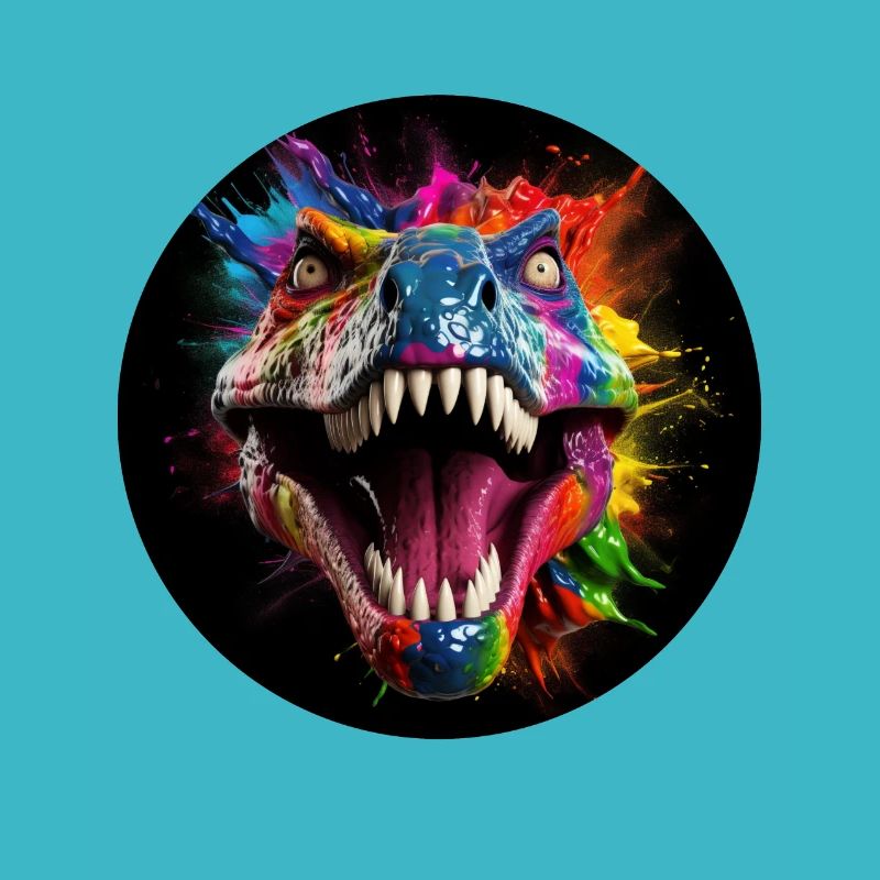 T Rex coloré1