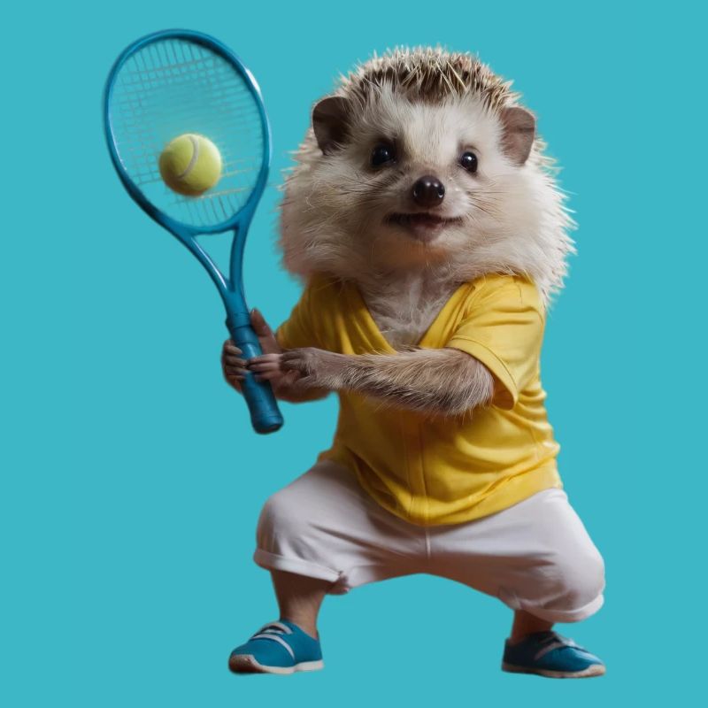 Sportlicher Igel