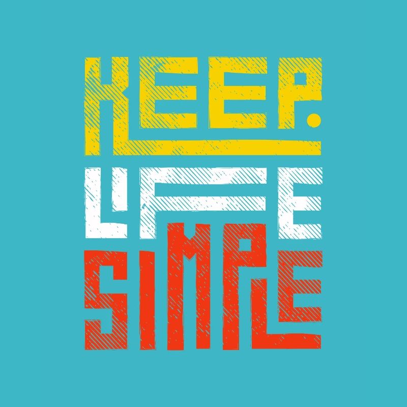 Message Positivité: Rester Simple