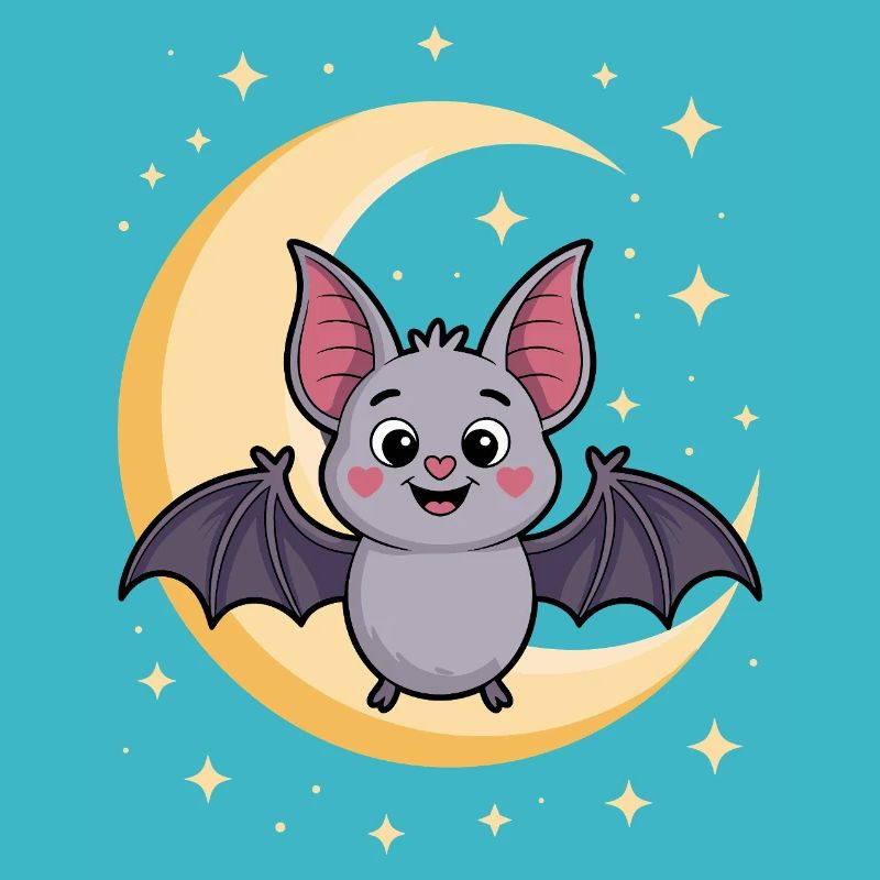 Nocturnal Bat Cat Design