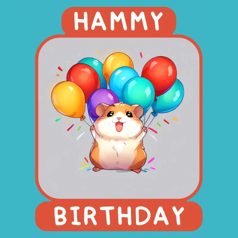 Hamster souhaite un joyeux anniversaire