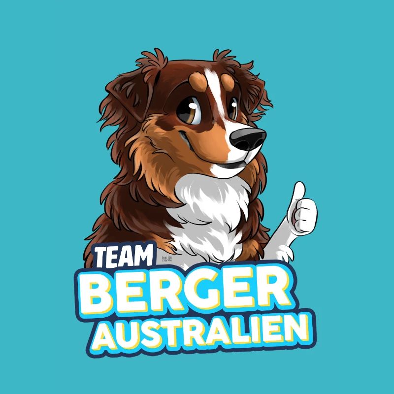 TEAM Australian Shepherd - Rot Trikolore