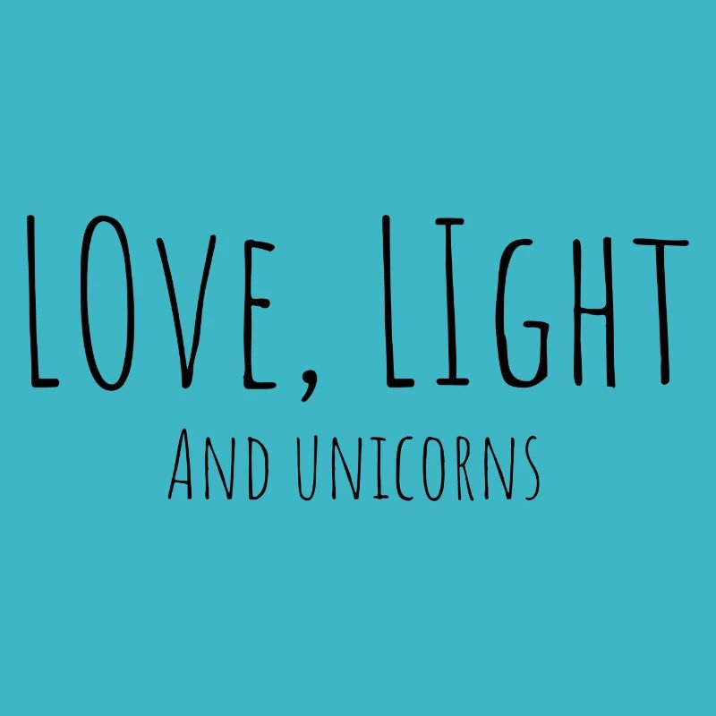 Liebe Licht und Einhörner