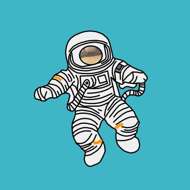 Astronaute dans l’espace