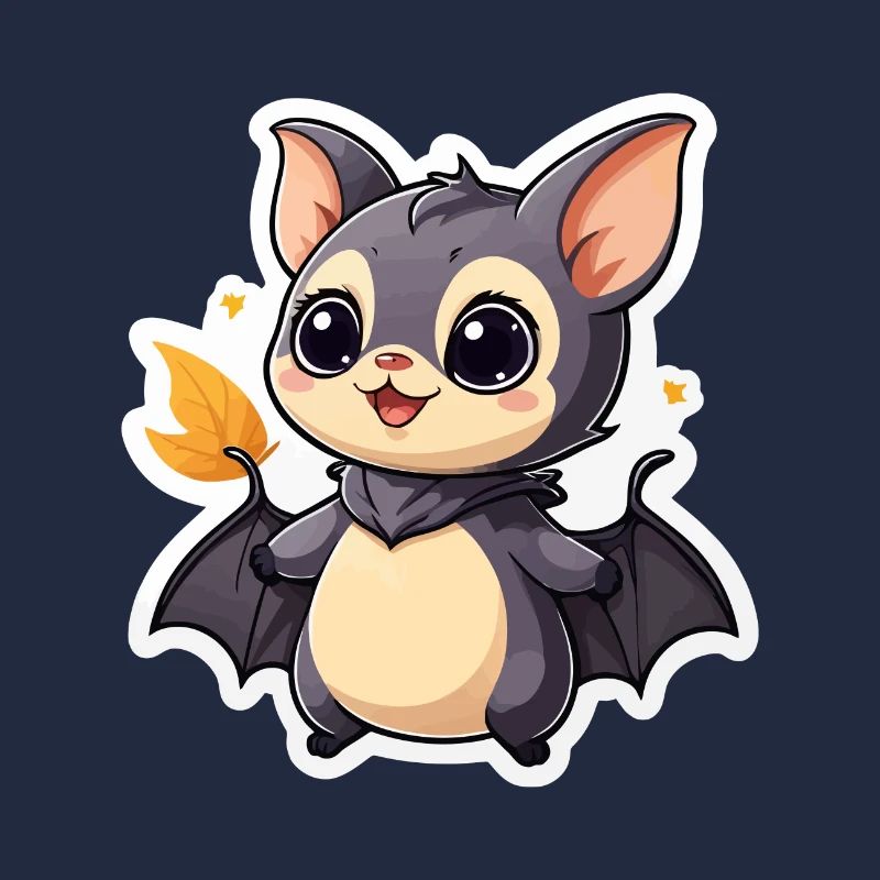 Bat Cute Illustration