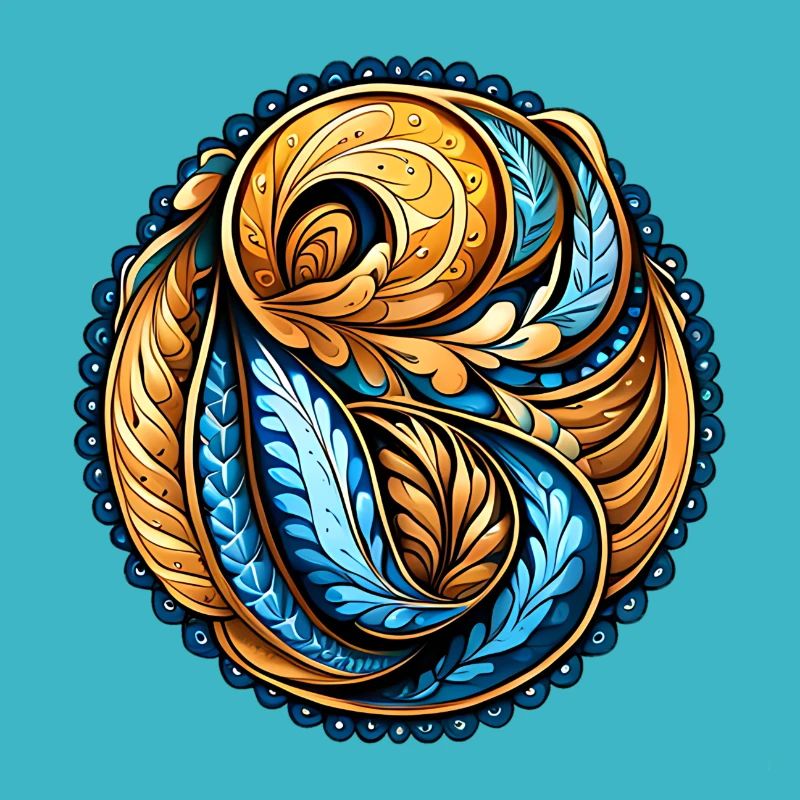 Paisley Pattern Mandala