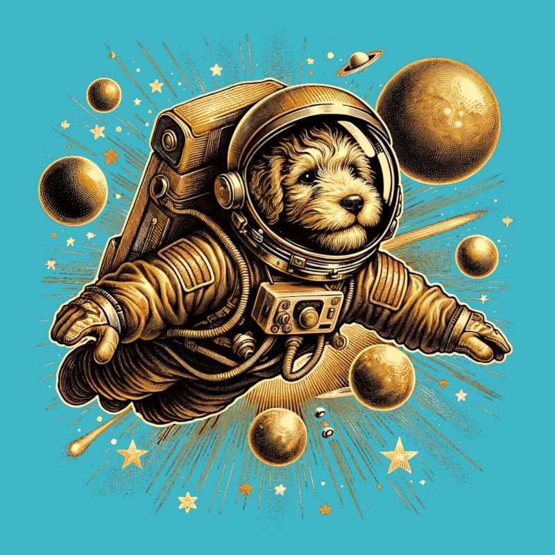 Golden spacedog