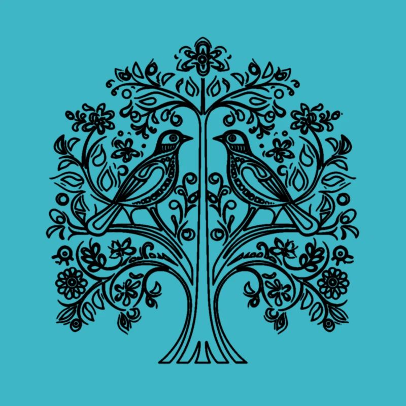 Baum des Lebens mit Vögeln, Ausgabe 2024