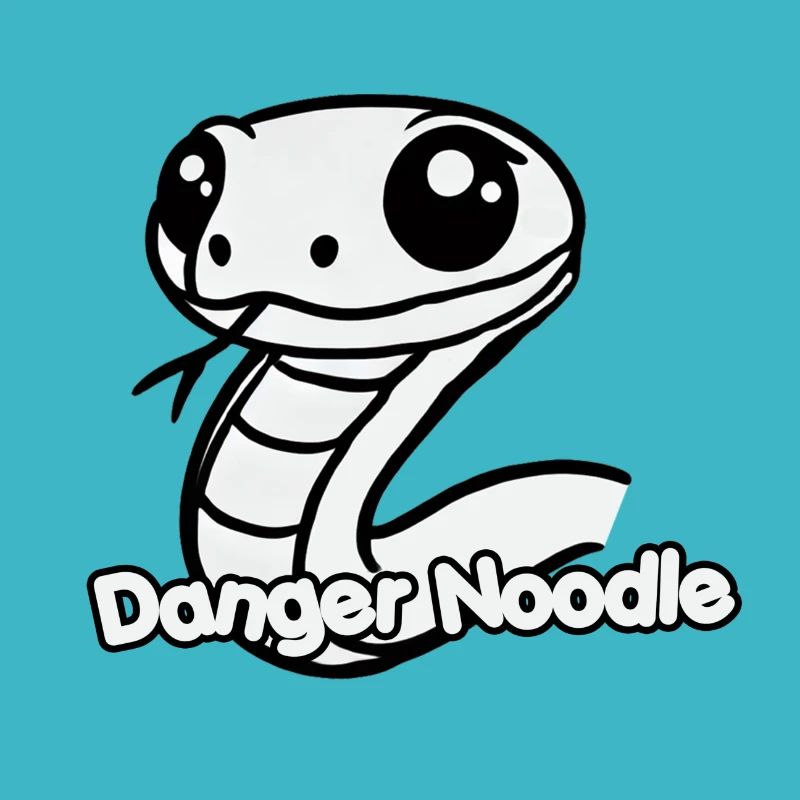 Serpent mignon - Conception de nouilles de danger