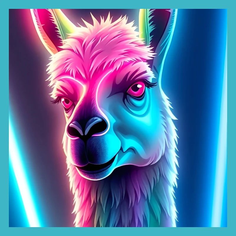 Neon llama