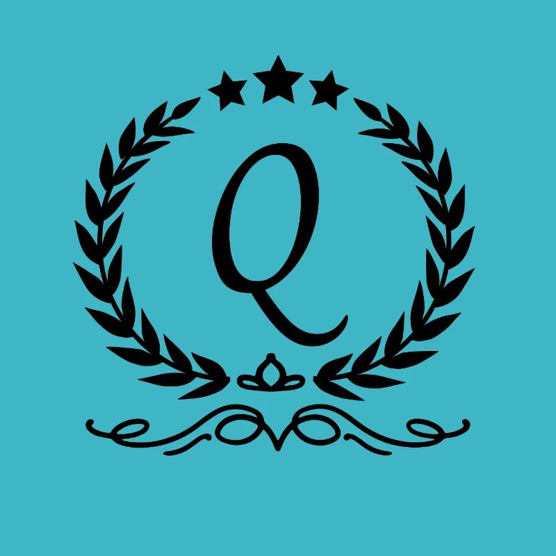 Buchstabe q Krone