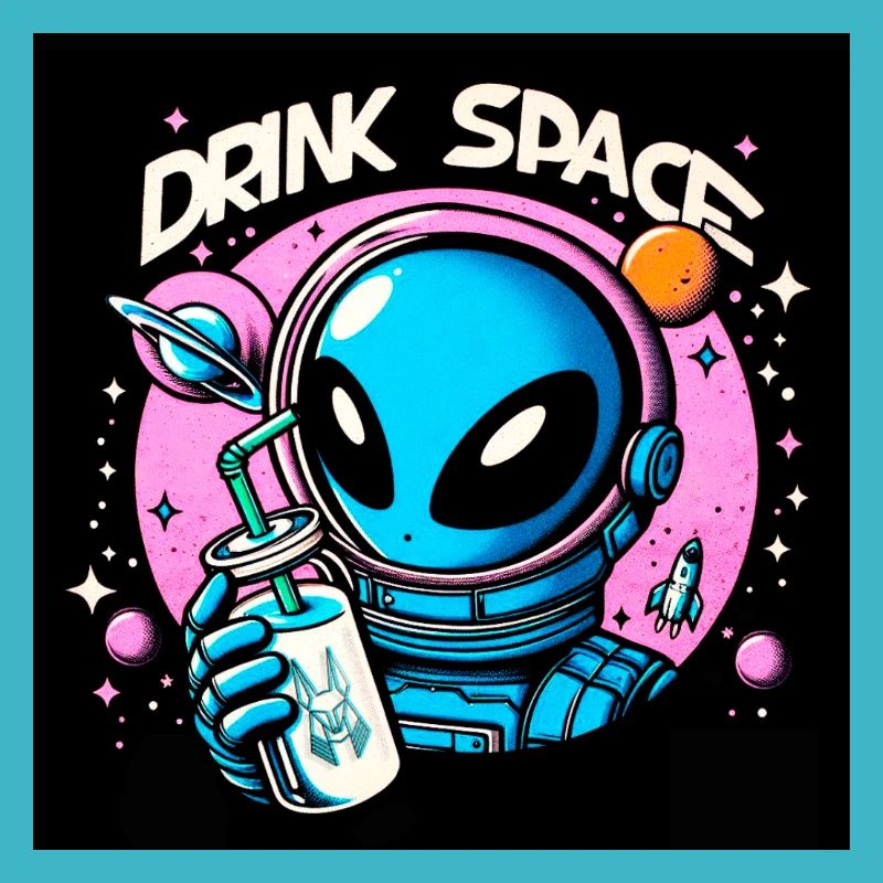 Espace de boisson extraterrestre