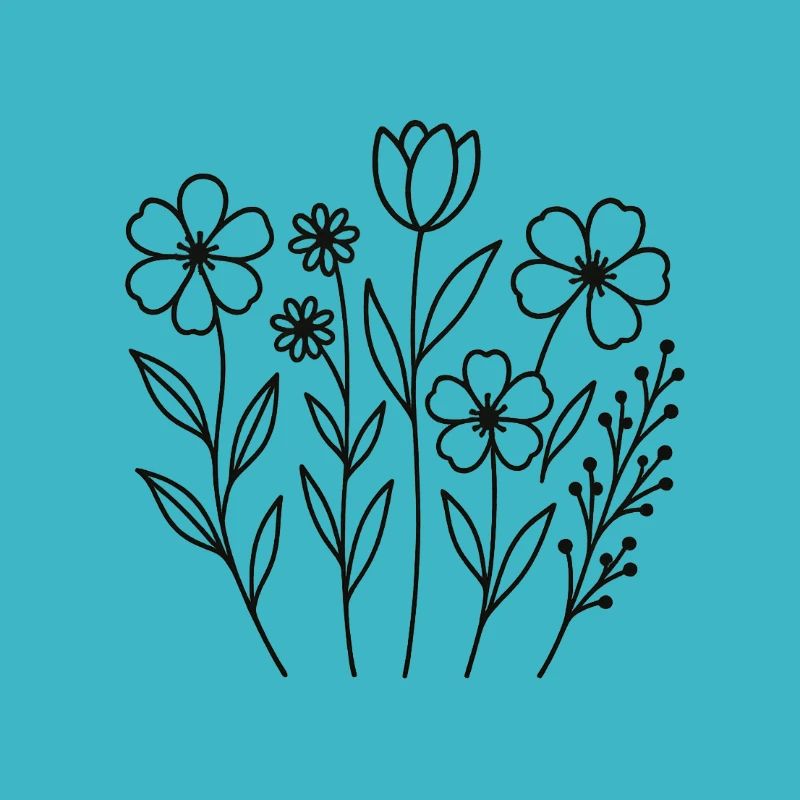 Blumen Grafik