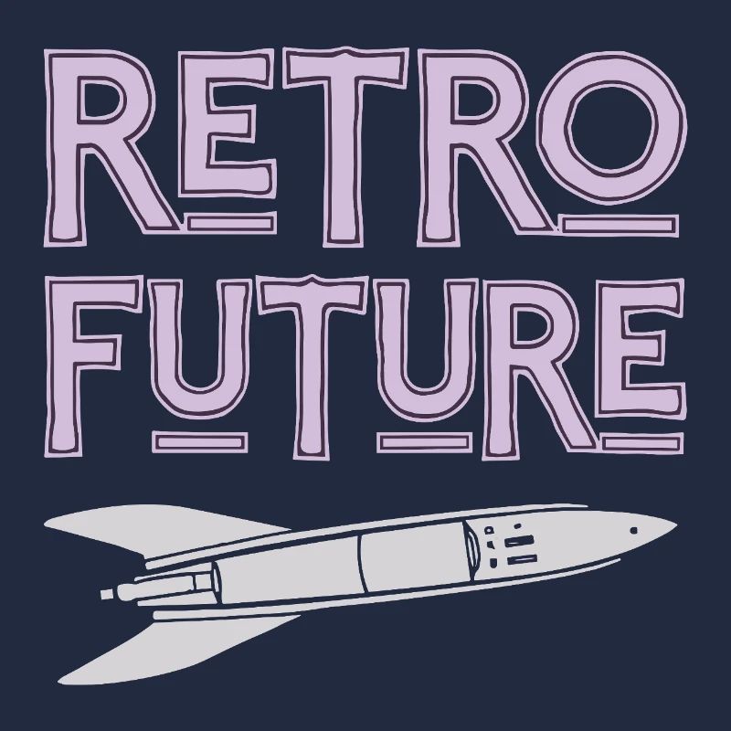 Retro Future Rocket Nostalgia