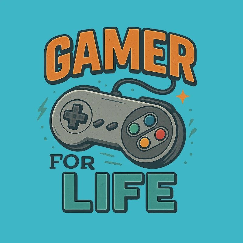Gamer for Life – Retro Style Controller