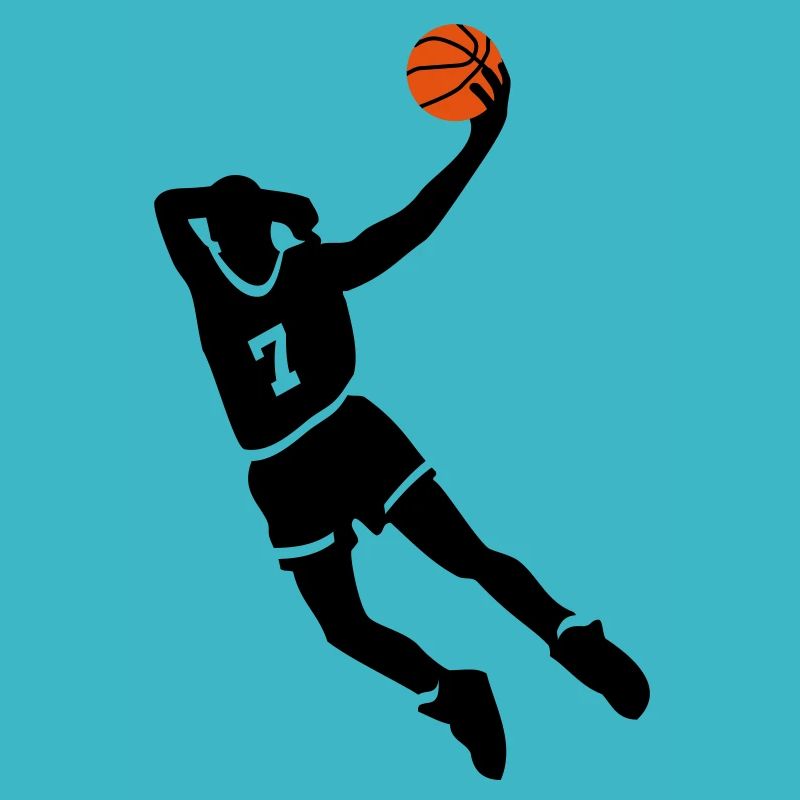 Basketball slam dunk