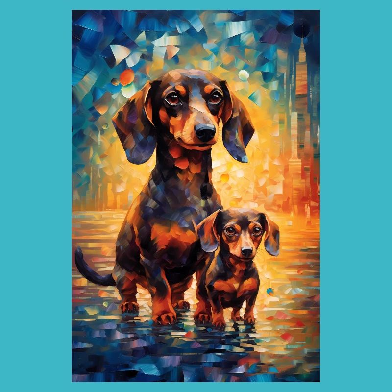 Couleur du chien teckel