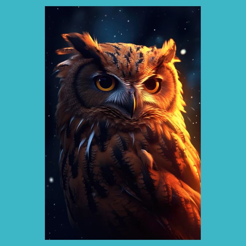 Eule Vogel Tier Eulen Cool