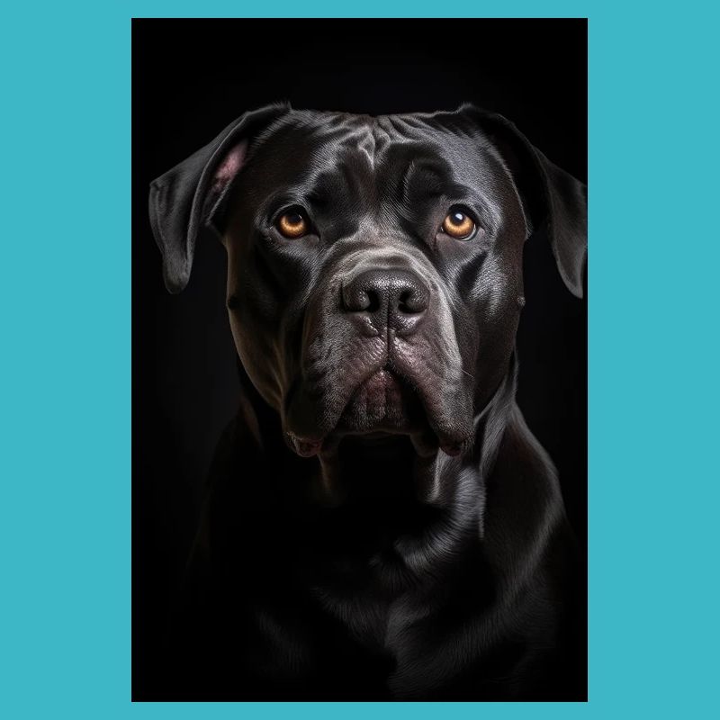 Cane Corso Chien Gros Plan Visage