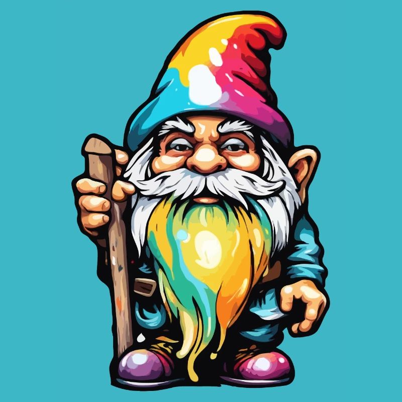 Gartenzwerg / Märchenland / Kobold / Gnom / Logo