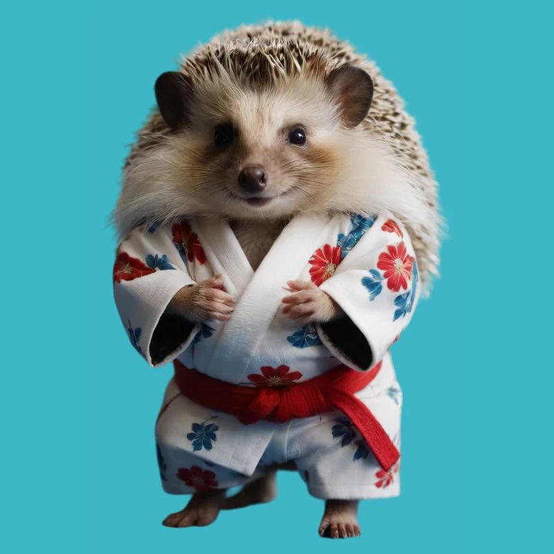 Sportlicher Igel