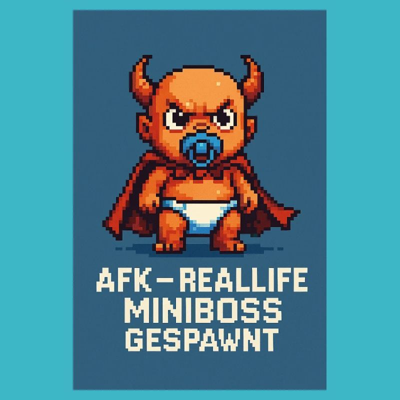 Reallife Miniboss – Retro Pixel Art