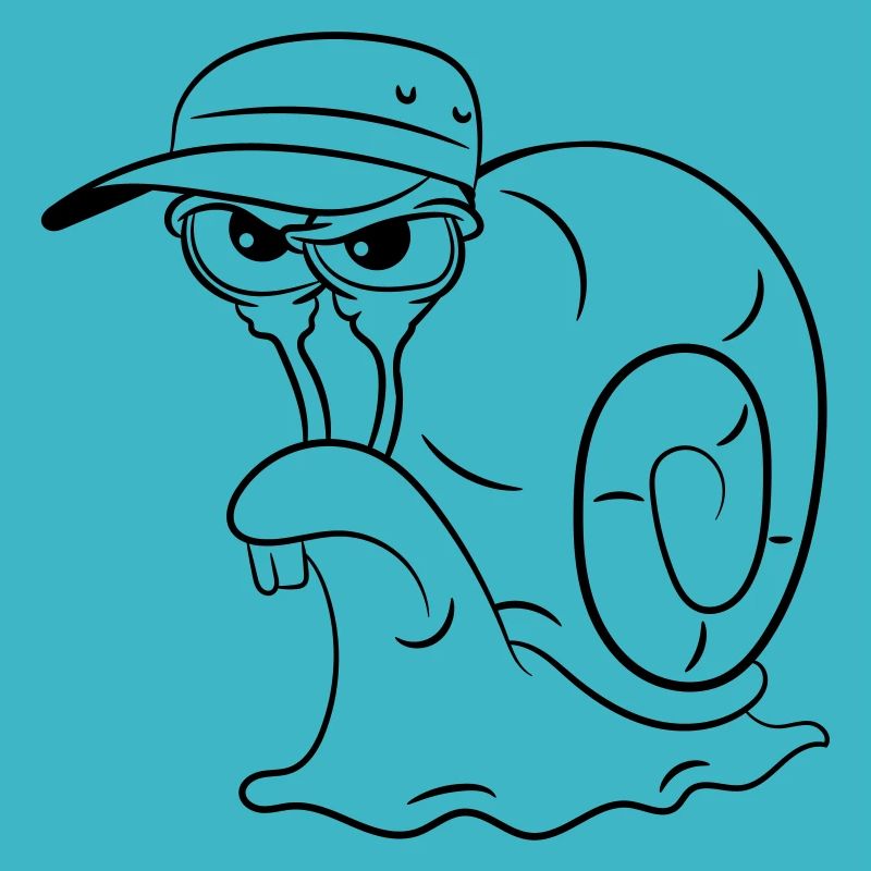 Snail funny evil