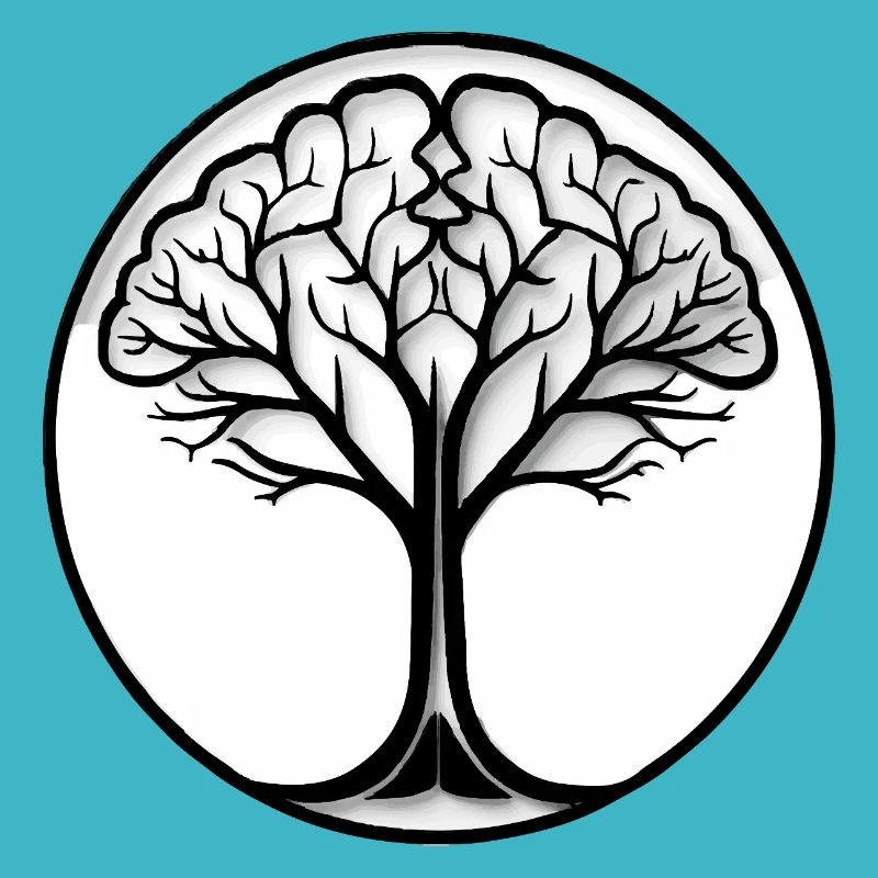 Logo de l’arbre cérébral - Mezmerizing Design