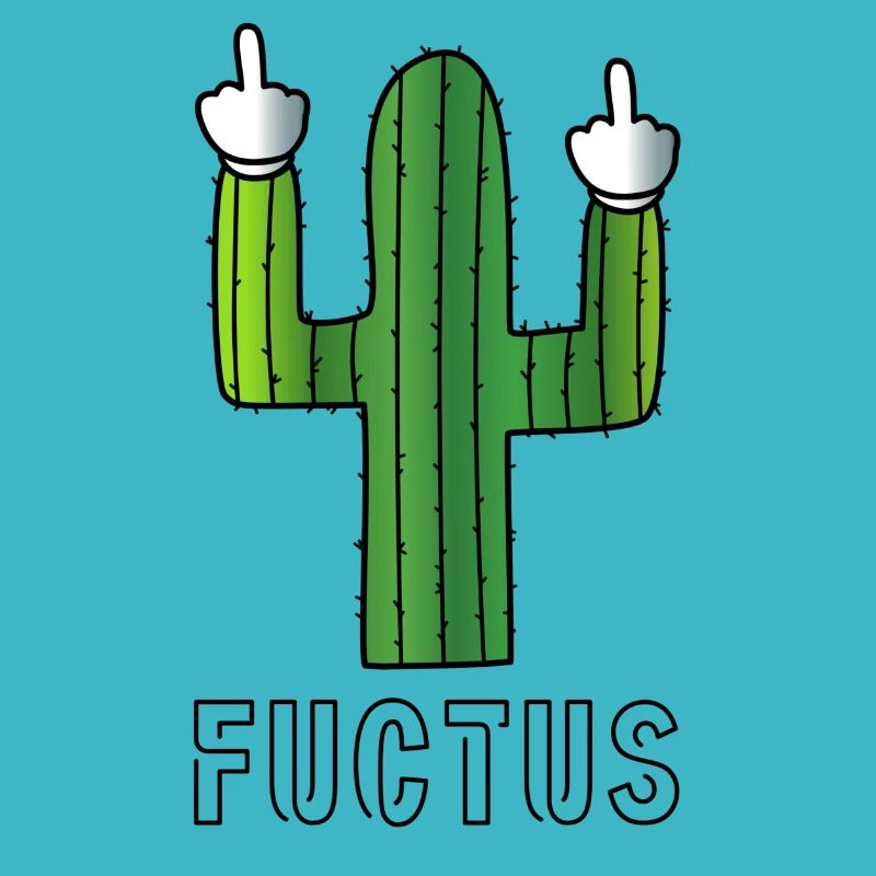 Fuctus Cactus Drôle F-off